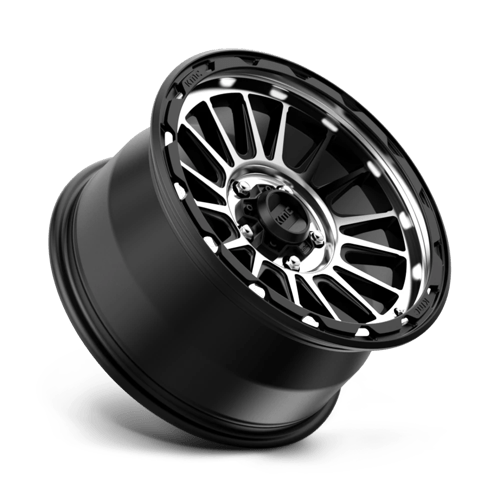 KMC KM542 IMPACT Satin Black Machined 17x9 +18 5x127mm 71.5mm