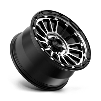 KMC KM542 IMPACT Satin Black Machined 17x9 +18 5x127mm 71.5mm