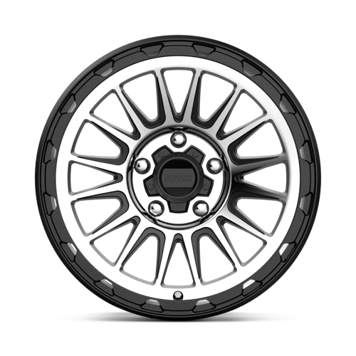 KMC KM542 IMPACT Satin Black Machined 17x9 +18 5x127mm 71.5mm