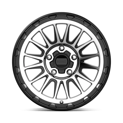 KMC KM542 IMPACT Satin Black Machined 17x9 +18 5x127mm 71.5mm