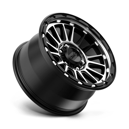 KMC KM542 IMPACT Satin Black Machined 17x9 +18 6x114.3mm 66.1mm