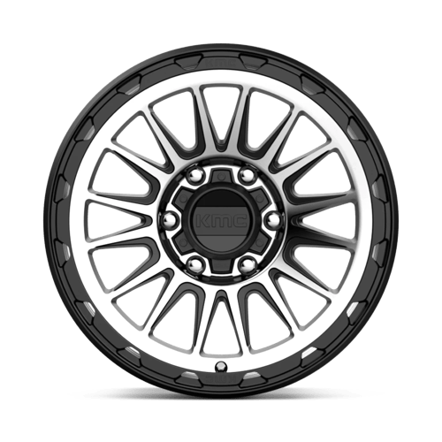 KMC KM542 IMPACT Satin Black Machined 17x9 +18 6x139.7mm 106.1mm