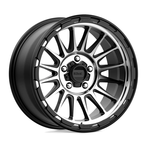 KMC KM542 IMPACT Satin Black Machined 18x9 0 5x127mm 71.5mm