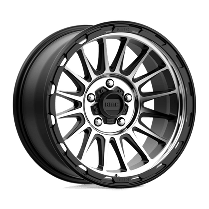 KMC KM542 IMPACT Satin Black Machined 18x9 0 5x127mm 71.5mm