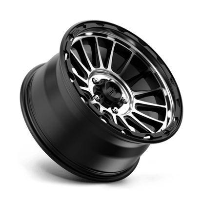 KMC KM542 IMPACT Satin Black Machined 18x9 0 5x127mm 71.5mm