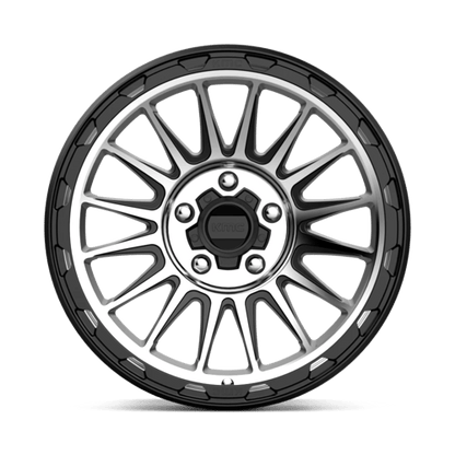 KMC KM542 IMPACT Satin Black Machined 18x9 0 5x127mm 71.5mm