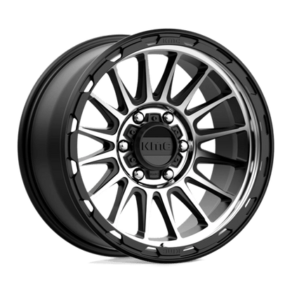 KMC KM542 IMPACT Satin Black Machined 18x9 0 6x139.7mm 106.1mm