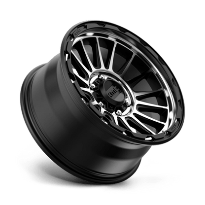 KMC KM542 IMPACT Satin Black Machined 18x9 0 6x139.7mm 106.1mm