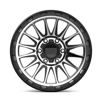 KMC KM542 IMPACT Satin Black Machined 18x9 0 6x139.7mm 106.1mm