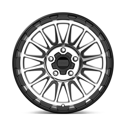 KMC KM542 IMPACT Satin Black Machined 18x9 +18 5x127mm 71.5mm