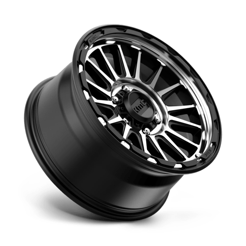 KMC KM542 IMPACT Satin Black Machined 18x9 +18 6x139.7mm 106.1mm