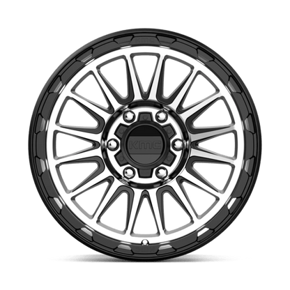 KMC KM542 IMPACT Satin Black Machined 18x9 +18 6x139.7mm 106.1mm