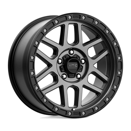 KMC KM544 MESA Satin Black W/ Gray Tint 18x9 +25 5x150mm 110.1mm