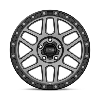 KMC KM544 MESA Satin Black W/ Gray Tint 17x9 +18 5x127mm 71.5mm