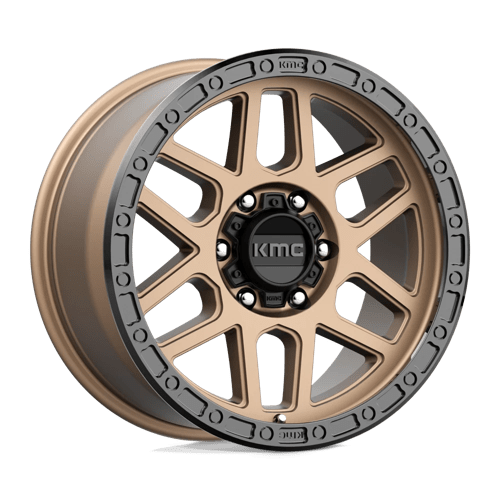 KMC KM544 MESA Matte Bronze W/ Black Lip 18x9 +18 6x139.7mm 106.1mm