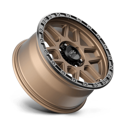 KMC KM544 MESA Matte Bronze W/ Black Lip 18x9 +18 6x139.7mm 106.1mm
