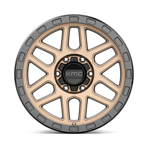 KMC KM544 MESA Matte Bronze W/ Black Lip 18x9 +18 6x139.7mm 106.1mm