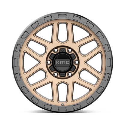 KMC KM544 MESA Matte Bronze W/ Black Lip 18x9 +18 6x139.7mm 106.1mm