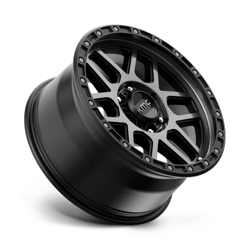 KMC KM544 MESA Satin Black W/ Gray Tint 18x9 +18 6x139.7mm 106.1mm