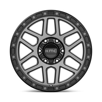 KMC KM544 MESA Satin Black W/ Gray Tint 18x9 +18 6x114.3mm 66.1mm