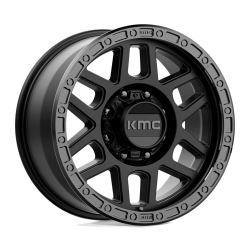 KMC KM544 MESA Satin Black W/ Gloss Black Lip 18x9 +18 8x165.1mm 125.1mm