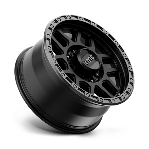 KMC KM544 MESA Satin Black W/ Gloss Black Lip 17x9 +18 8x165.1mm 125.1mm