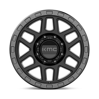 KMC KM544 MESA Satin Black W/ Gloss Black Lip 18x9 +18 8x170mm 125.1mm