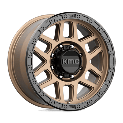 KMC KM544 MESA Matte Bronze W/ Black Lip 18x9 +18 8x165.1mm 125.1mm