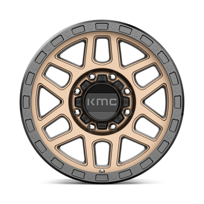 KMC KM544 MESA Matte Bronze W/ Black Lip 18x9 +18 8x180mm 124.2mm