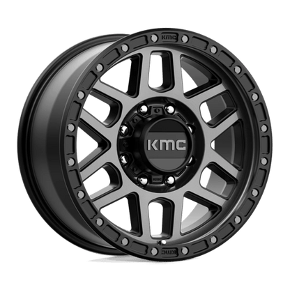 KMC KM544 MESA Satin Black W/ Gray Tint 17x9 +18 8x165.1mm 125.1mm