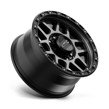 KMC KM544 MESA Satin Black W/ Gray Tint 18x9 +18 8x180mm 124.2mm