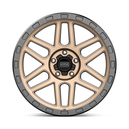 KMC KM544 MESA Matte Bronze W/ Black Lip 20x9 0 5x127mm 71.5mm