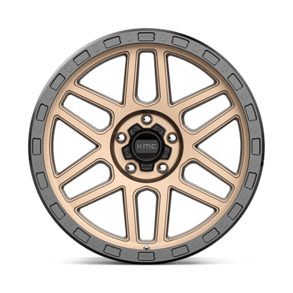 KMC KM544 MESA Matte Bronze W/ Black Lip 20x9 0 5x127mm 71.5mm