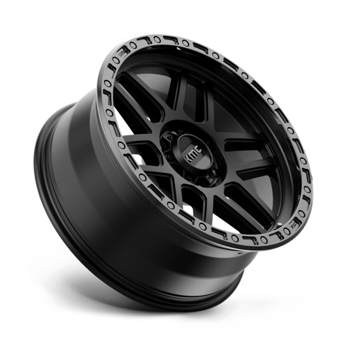 KMC KM544 MESA Satin Black W/ Gloss Black Lip 20x9 0 6x135mm 87.1mm