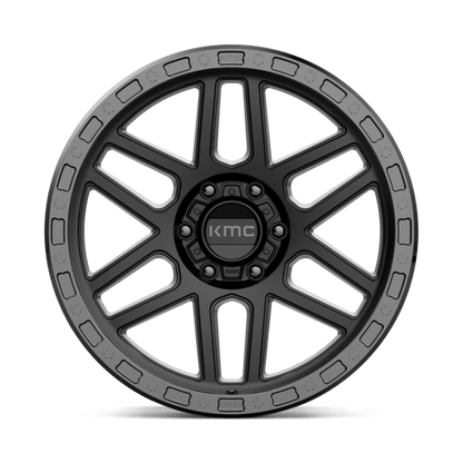 KMC KM544 MESA Satin Black W/ Gloss Black Lip 20x9 0 6x139.7mm 106.1mm