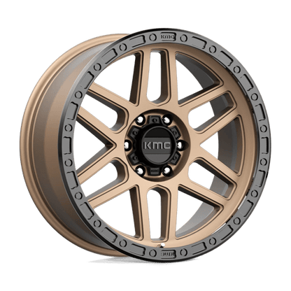 KMC KM544 MESA Matte Bronze W/ Black Lip 20x9 0 6x135mm 87.1mm