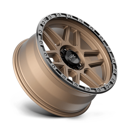 KMC KM544 MESA Matte Bronze W/ Black Lip 20x9 0 6x135mm 87.1mm