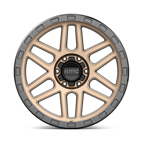 KMC KM544 MESA Matte Bronze W/ Black Lip 20x9 0 6x139.7mm 106.1mm