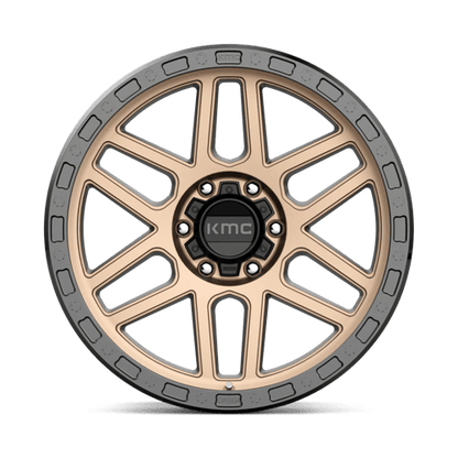 KMC KM544 MESA Matte Bronze W/ Black Lip 20x9 0 6x139.7mm 106.1mm