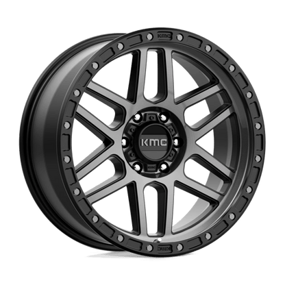 KMC KM544 MESA Satin Black W/ Gray Tint 20x9 0 6x139.7mm 106.1mm