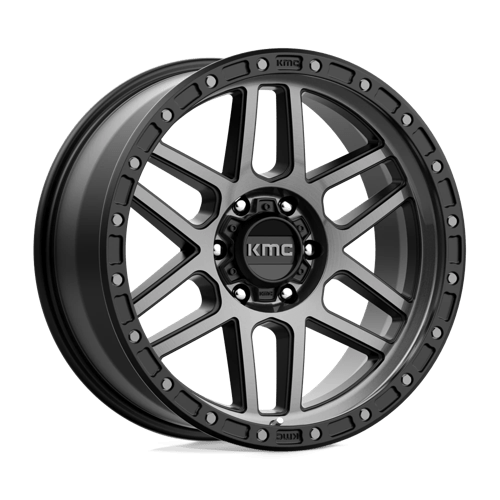 KMC KM544 MESA Satin Black W/ Gray Tint 17x8.5 0 6x135mm 87.1mm
