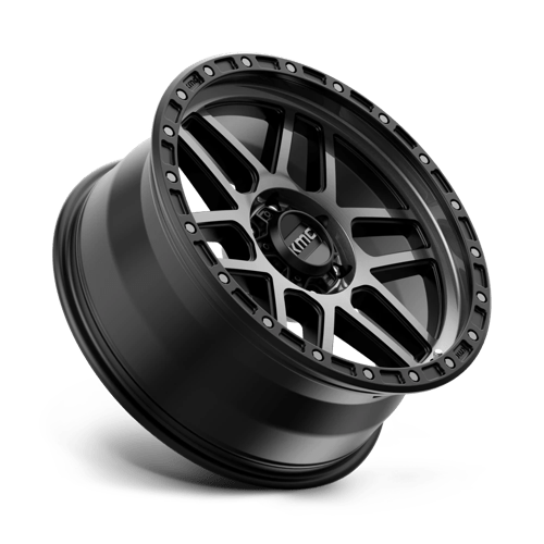 KMC KM544 MESA Satin Black W/ Gray Tint 17x8.5 0 6x135mm 87.1mm