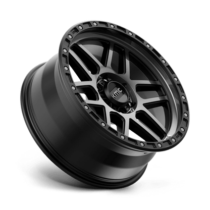 KMC KM544 MESA Satin Black W/ Gray Tint 17x8.5 0 6x135mm 87.1mm