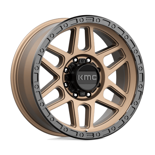 KMC KM544 MESA Matte Bronze W/ Black Lip 17x9 -12 8x165.1mm 125.1mm
