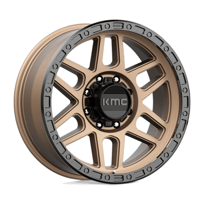KMC KM544 MESA Matte Bronze W/ Black Lip 20x9 0 8x165.1mm 125.1mm