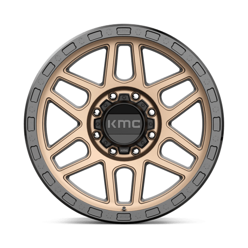 KMC KM544 MESA Matte Bronze W/ Black Lip 17x9 -12 8x165.1mm 125.1mm