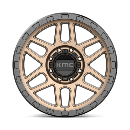 KMC KM544 MESA Matte Bronze W/ Black Lip 17x9 -12 8x165.1mm 125.1mm