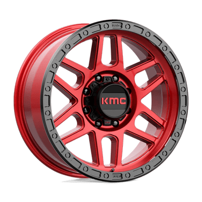 KMC KM544 MESA Candy Red W/ Black Lip 20x9 0 8x165.1mm 125.1mm