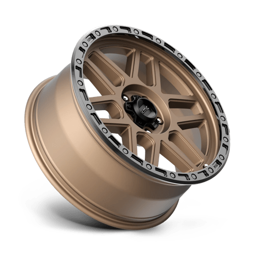 KMC KM544 MESA Matte Bronze W/ Black Lip 20x9 +18 5x127mm 71.5mm