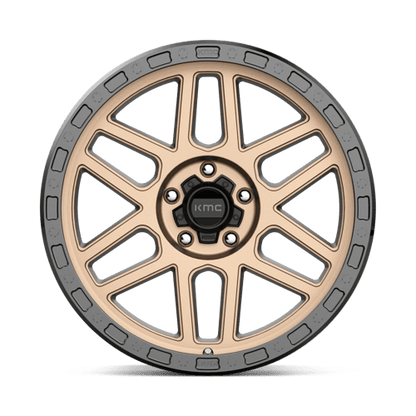KMC KM544 MESA Matte Bronze W/ Black Lip 20x9 +25 5x150mm 110.1mm